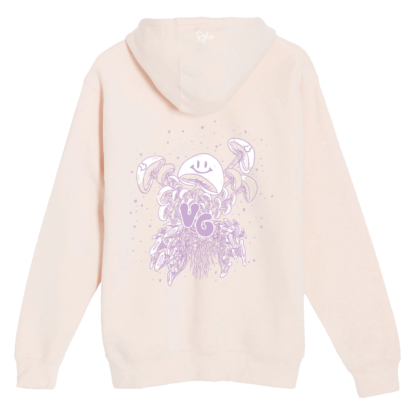 Smile Hoodie - Peach