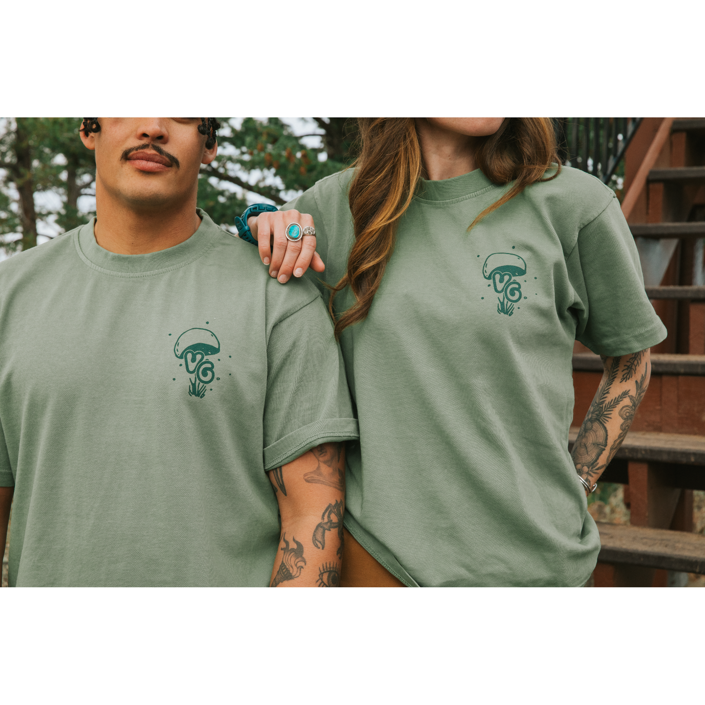 Utopia Tee - Forest Green