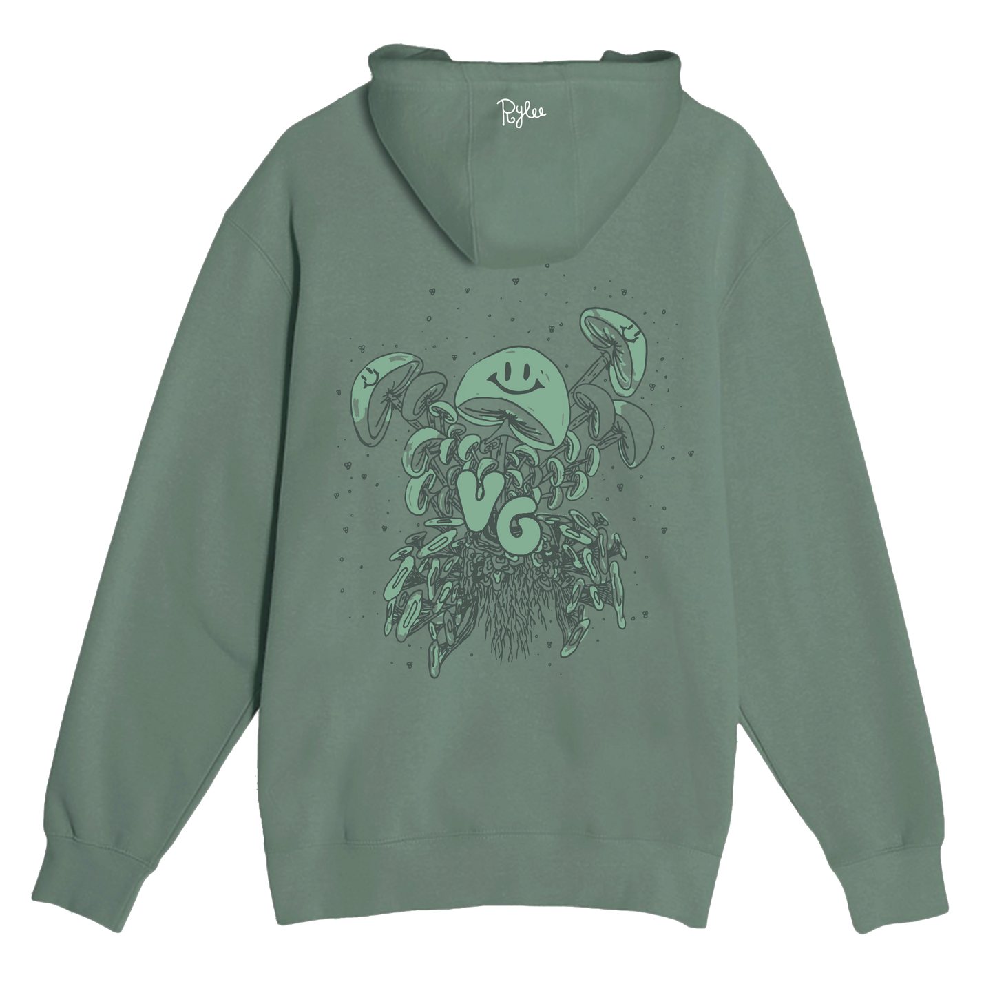 Smile Hoodie - Basil