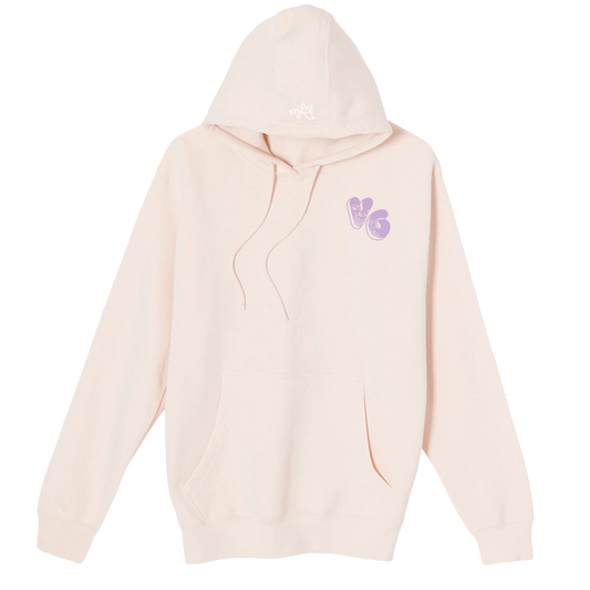 Smile Hoodie - Peach